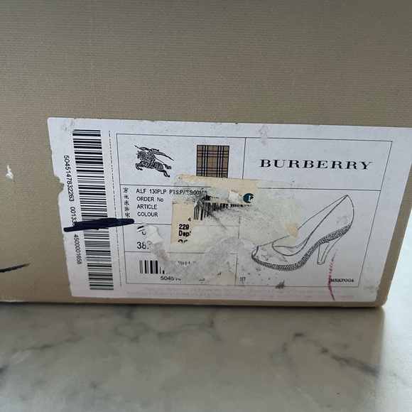 BURBERRY PEEP TOE HEELS - Picture 11 of 12